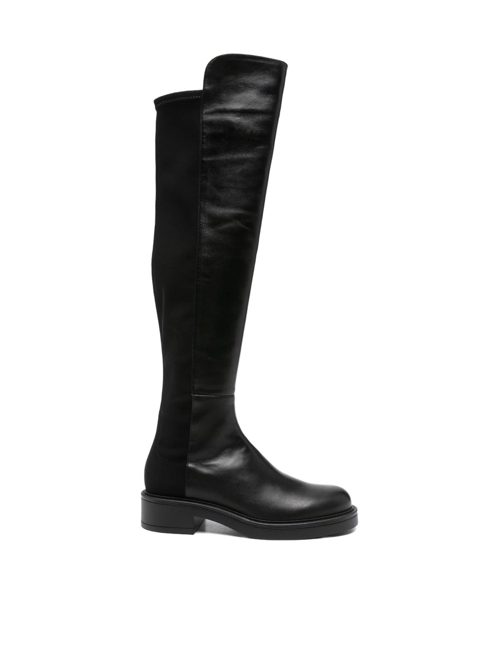 Staurt Weitzman 40mm Leather Panelled Knee High Boots